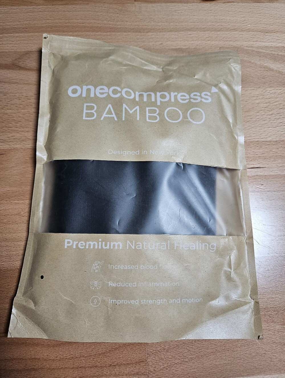onecompress Bamboo Premium Natural Healing Sleeve Black 3XL